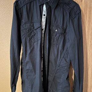 Men's Black Casual Jacket